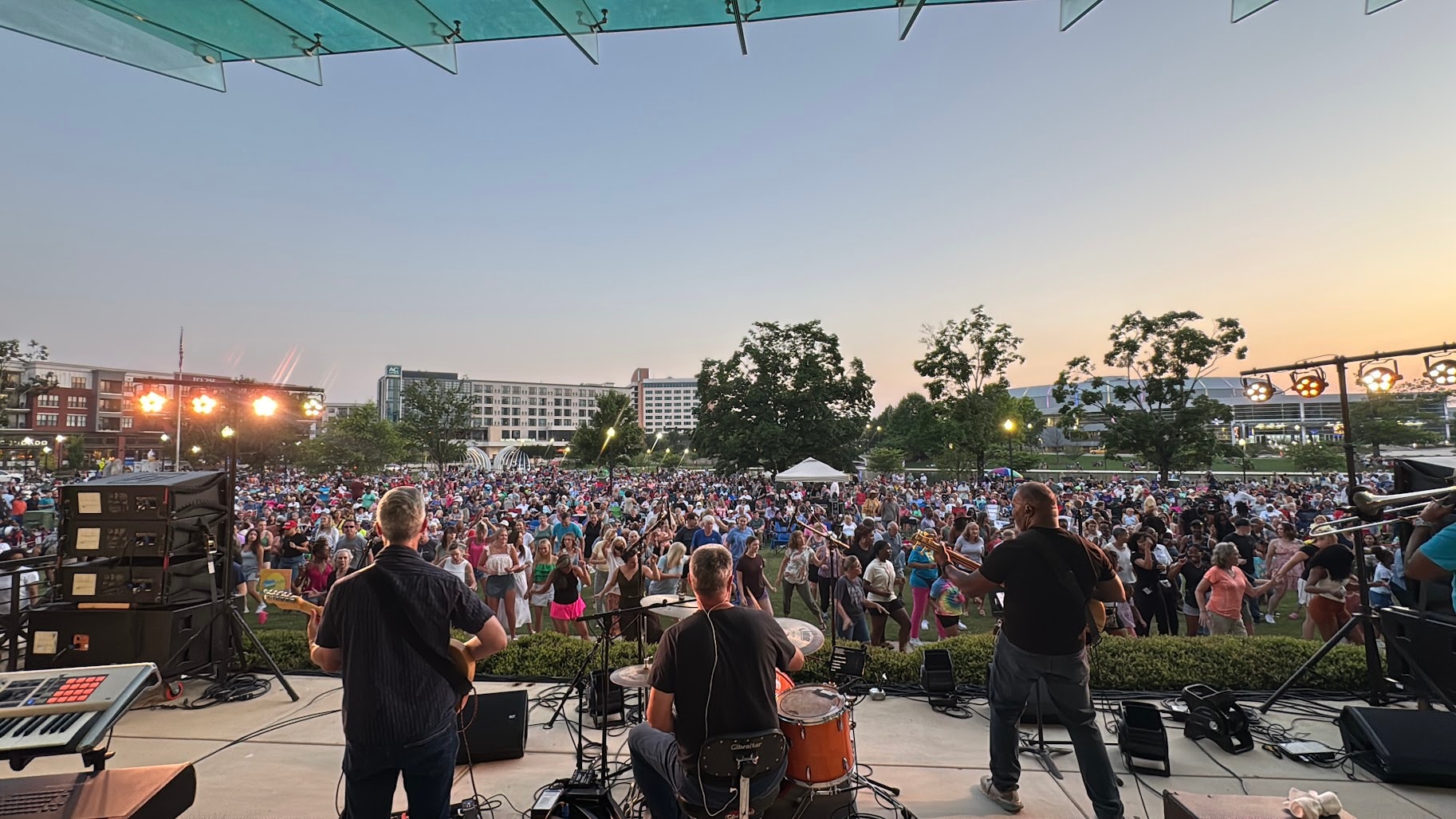 JUICE band performing live on stage